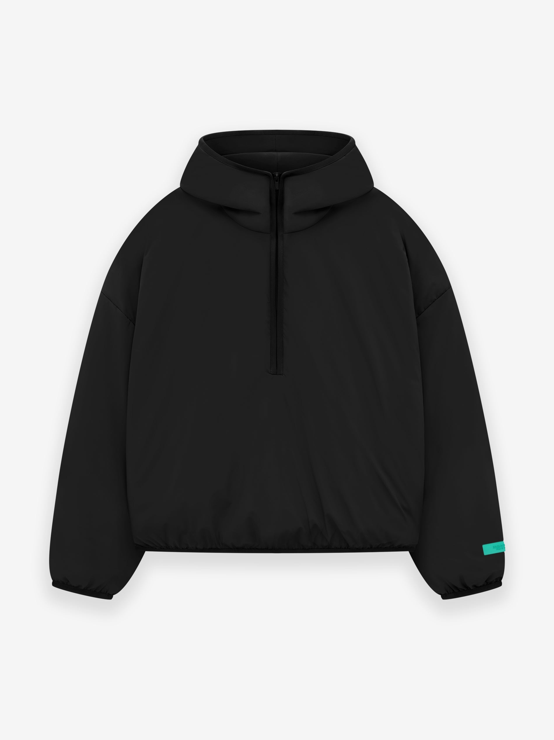 Nylon Filled Halfzip Hoodie