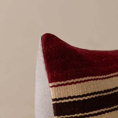 Vintage Lumbar Pillow No. 351, 12" x 20"