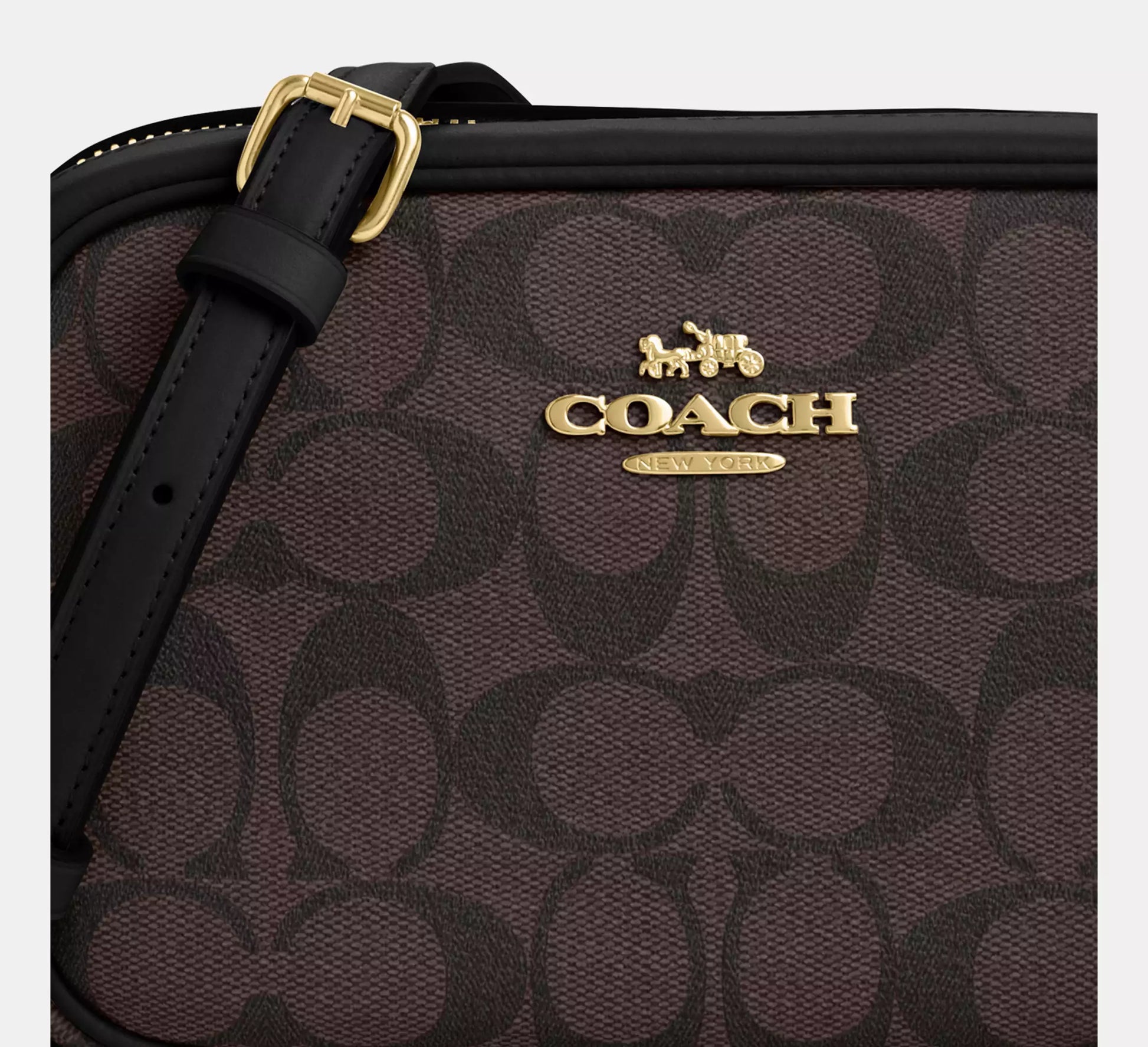 Coach Mini Jamie Camera Bag In Signature Canvas
