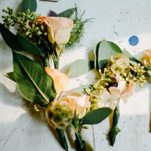Blush and Apricot Rustic Autumn Wedding