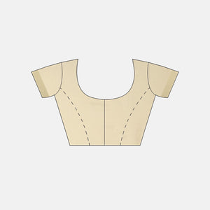 Cream Festive Wear Woven Kanjivaram Silk Saree