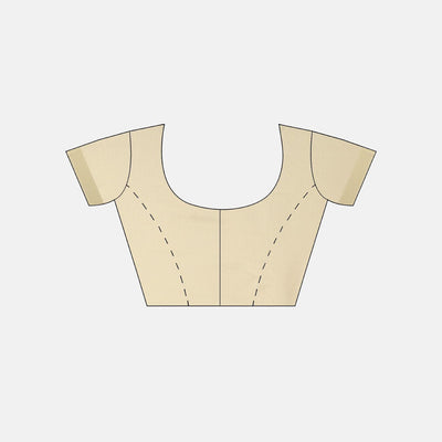 Cream Festive Wear Woven Kanjivaram Silk Saree