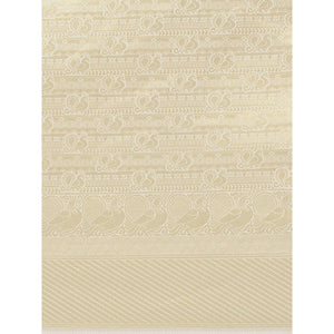 Cream Festive Wear Woven Kanjivaram Silk Saree