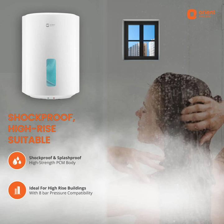 Cronos Smart Polymer Storage Water Heater (Geyser) | Remote Control Geyser