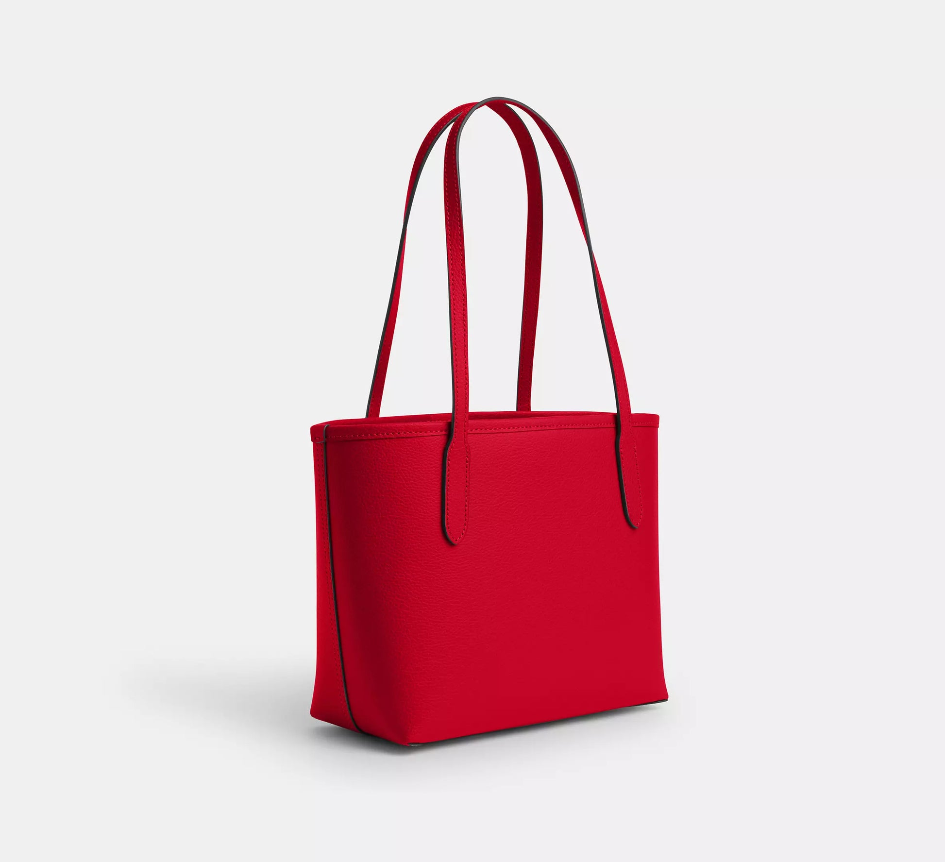 Coach Small City Tote Bag Bold Red