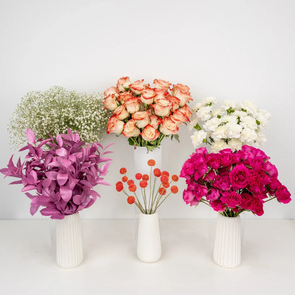Cupid's Flirty Pink DIY Flower Kit