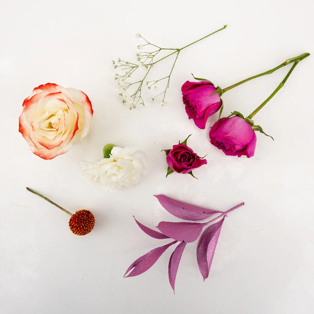 Cupid's Flirty Pink Bouquet Bar Flower Kit