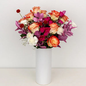 Cupid's Flirty Pink Flower Bouquet