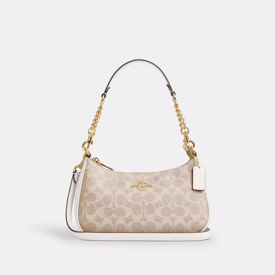 Coach Teri Shoulder Bag In Signature Canvas