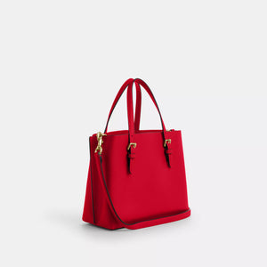 Coach Mollie Tote Bag 25 Bold Red