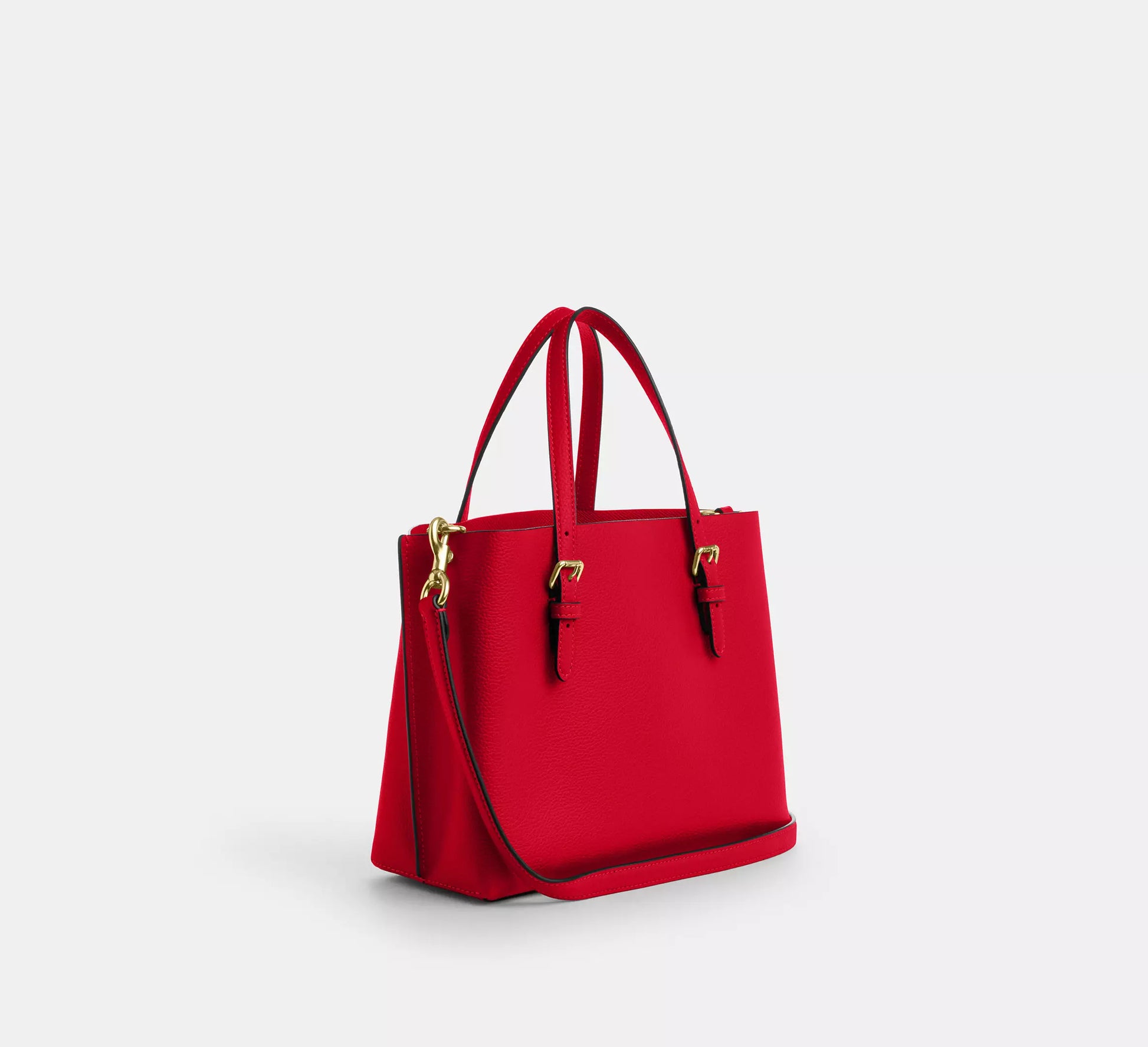 Coach Mollie Tote Bag 25 Bold Red