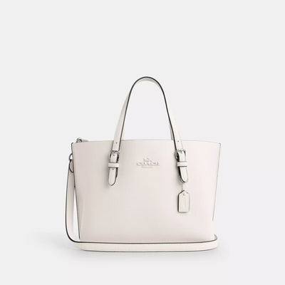 Coach Mollie Tote Bag 25 Silver/Chalk