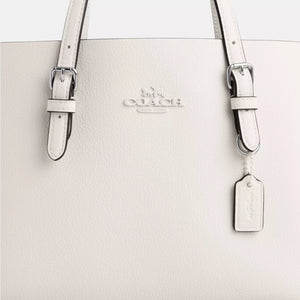 Coach Mollie Tote Bag 25 Silver/Chalk