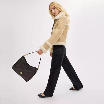 Coach Laurel Shoulder Bag In Signature Canvas