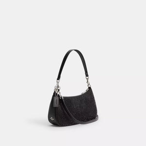 Coach Teri Shoulder Bag Silver / Black
