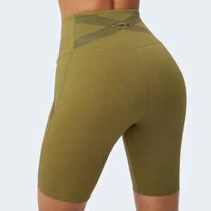 Power Cycling Shorts - Moss Green