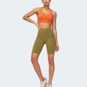 Power Cycling Shorts - Moss Green