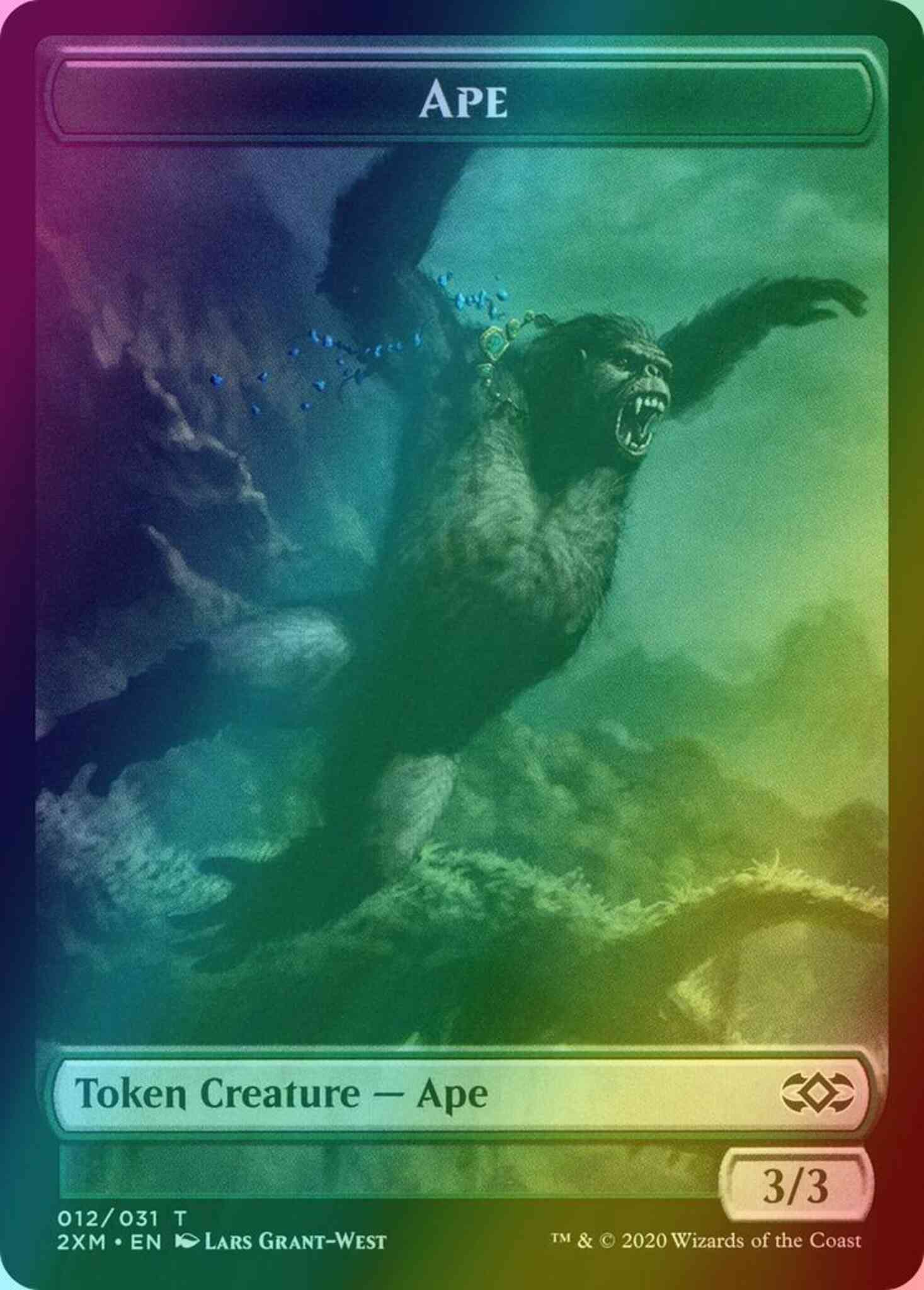 Ape Token (12) // Golem Token (23) [Double Masters Tokens] [Foil]