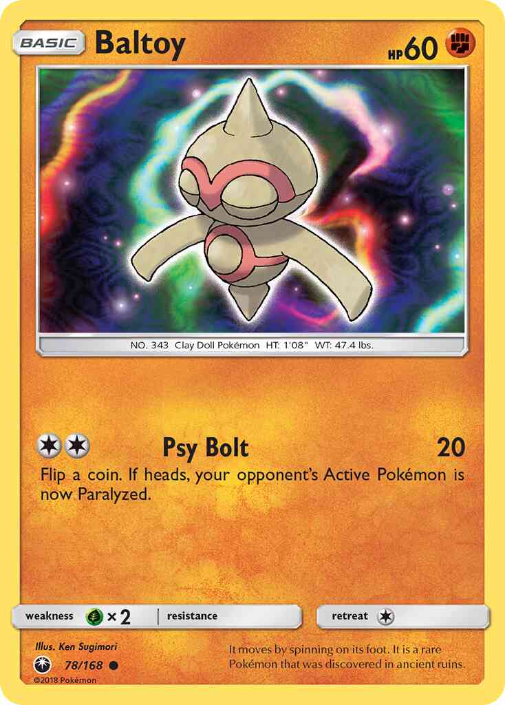 Baltoy - 78/168 - Common [sm7-78] [Non-Holo]