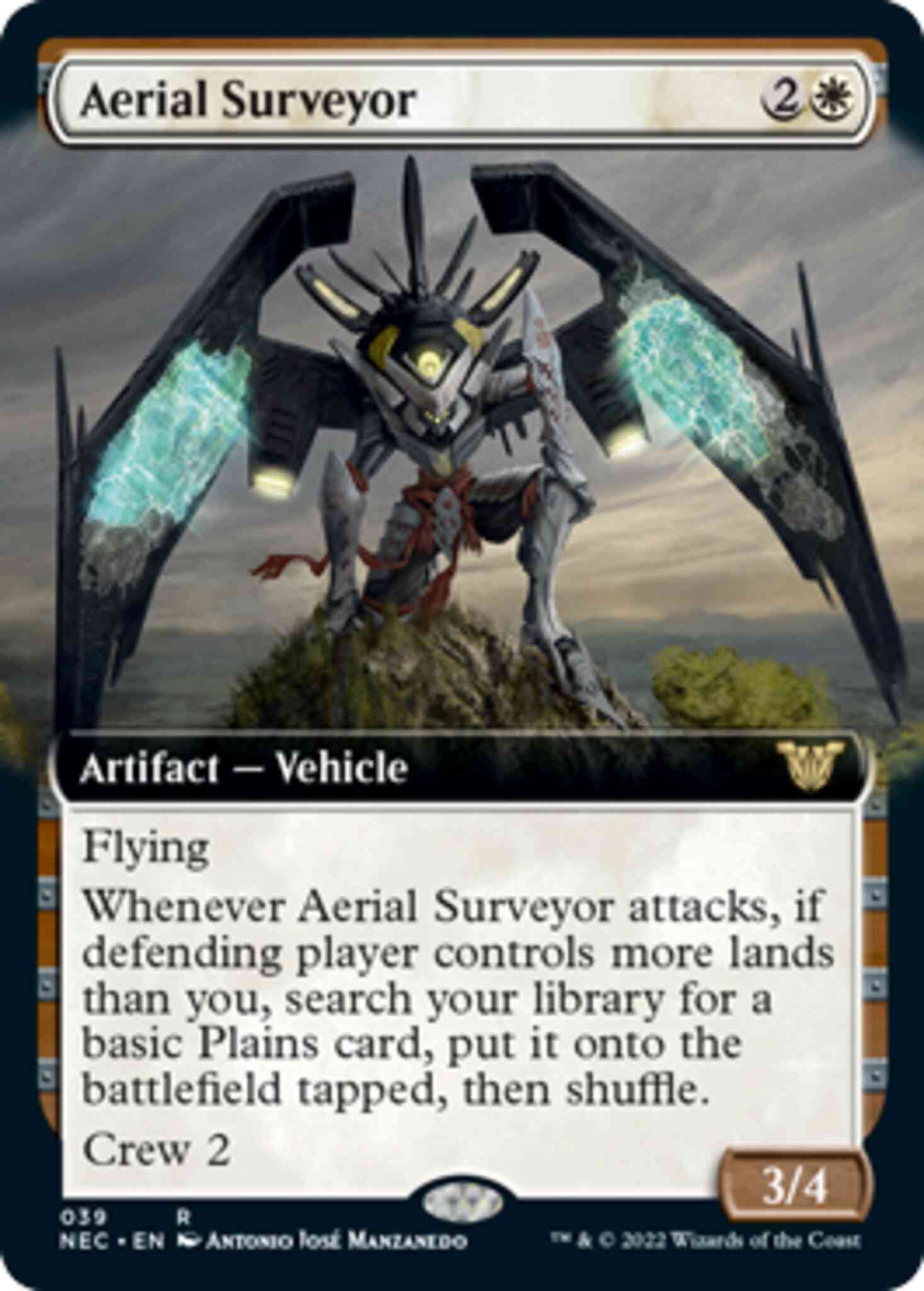 Aerial Surveyor [39] [Extended Art] [Kamigawa: Neon Dynasty: Commander] [Non-Foil]