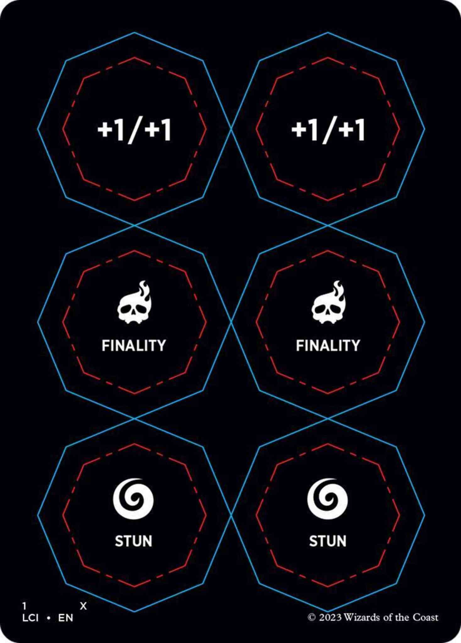 Ability Punchcard (01) // Ability Punchcard (02) [19] [The Lost Caverns of Ixalan: Tokens] [Non-Foil]