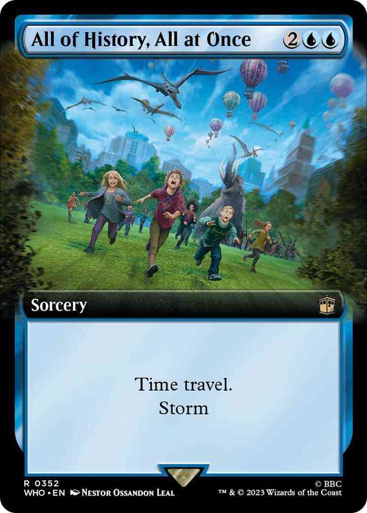 All of History, All at Once [352] [Extended Art] [Universes Beyond: Doctor Who] [Non-Foil]