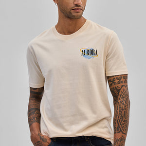 Aurora Cream Slim Fit T-Shirt