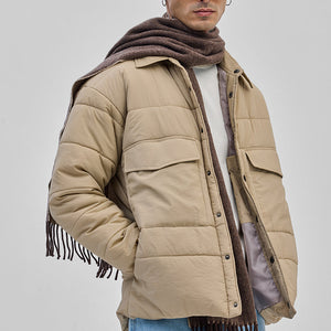 Beige Double Pocket Jacket