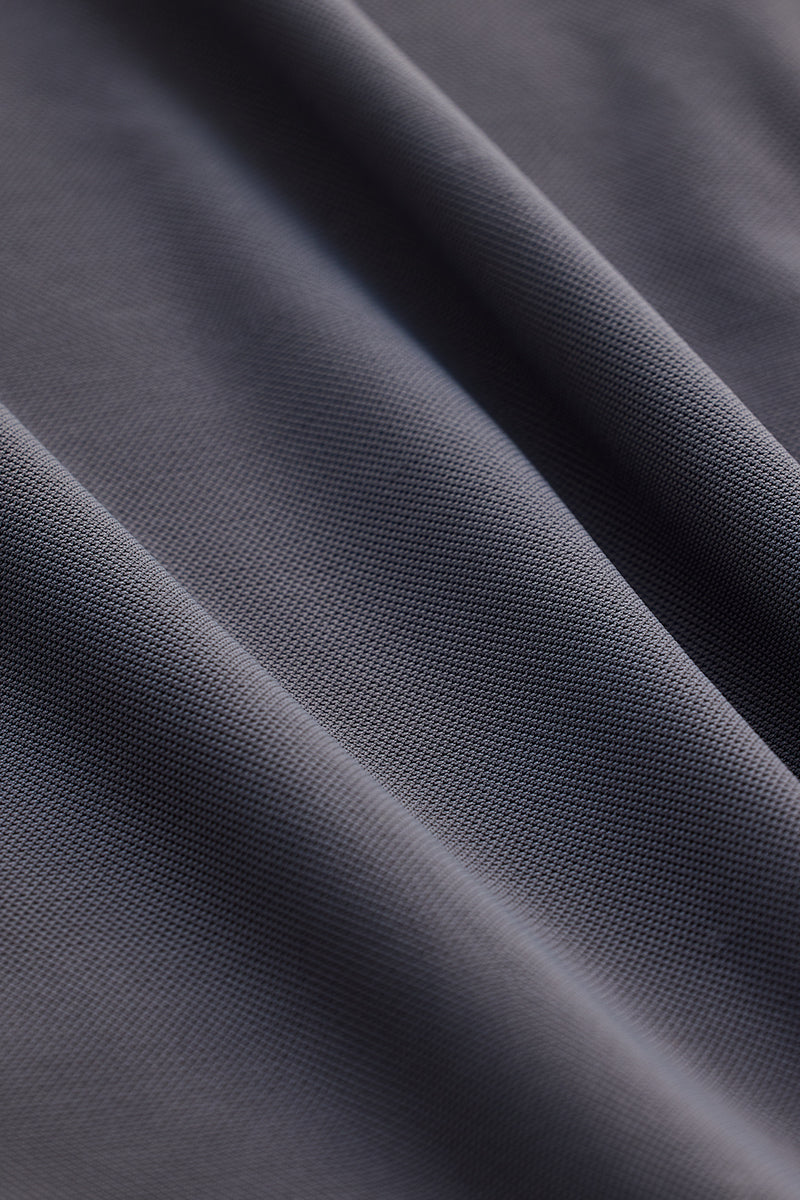 Grey Stretchable Slim Fit Shirt