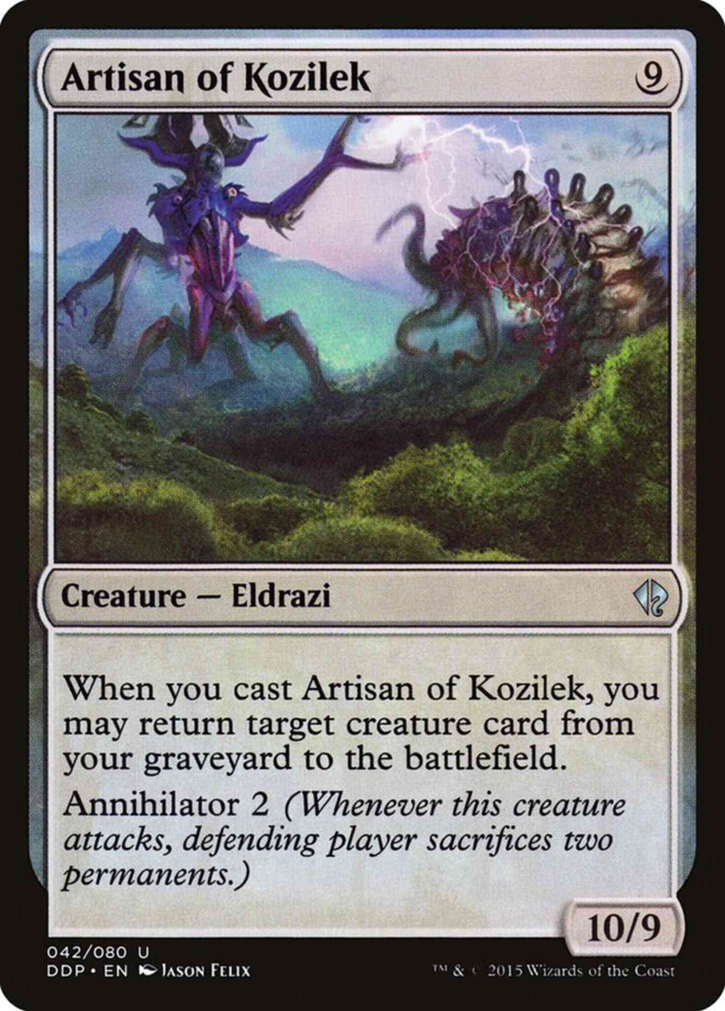 Artisan of Kozilek [42] [Duel Decks Zendikar vs Eldrazi] [Non-Foil]