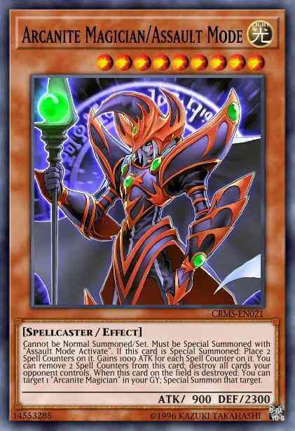 Arcanite Magician/Assault Mode - CRMS-EN021 - Ultimate Rare - 1st Edition