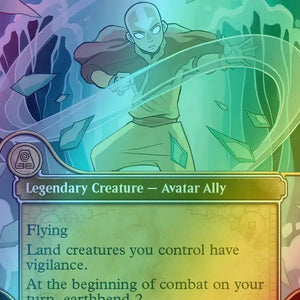 Aang, at the Crossroads // Aang, Destined Savior [346] [Elemental Frame] [Avatar: The Last Airbender] [Foil]