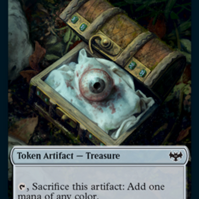 Blood Token (17) // Treasure Token (18) [Innistrad: Crimson Vow: Tokens] [Non-Foil]