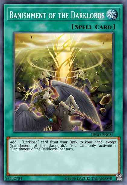 Banishment of the Darklords - BLRR-EN093 - Ultra Rare - 1st Edition