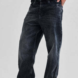 Charcoal Grey Loose Fit Jeans