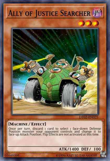 Ally of Justice Searcher - HA02-EN019 - Super Rare - Unlimited