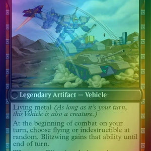 Blitzwing, Cruel Tormentor // Blitzwing, Adaptive Assailant [4] [Universes Beyond: Transformers] [Foil]