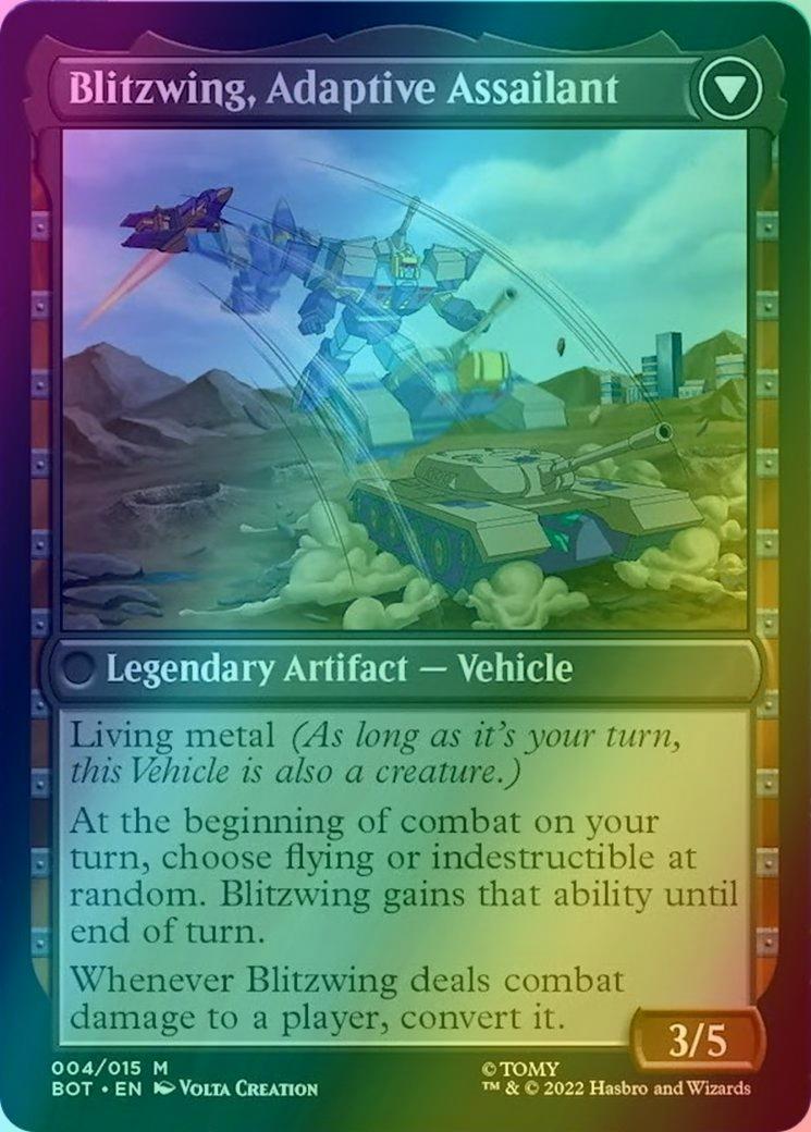 Blitzwing, Cruel Tormentor // Blitzwing, Adaptive Assailant [4] [Universes Beyond: Transformers] [Foil]