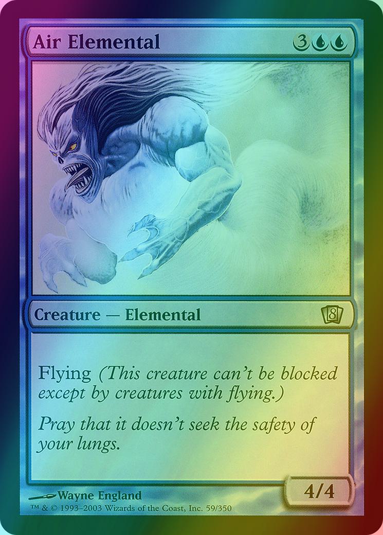 Air Elemental [59x] [Eighth Edition] [Foil]