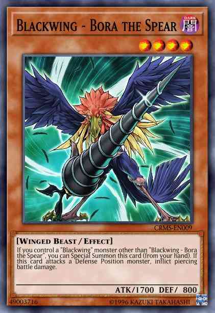 Blackwing - Bora the Spear - LED3-EN029 - Common - 1st Edition