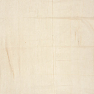 Cream Handloom Bengal Cotton Saree With Diamond Buttas