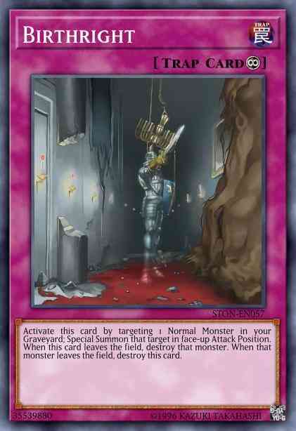 Birthright - STON-EN057 - Ultimate Rare - 1st Edition