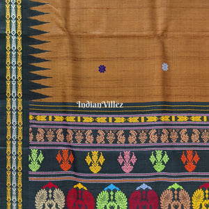 Golden Dolabedi Theme Gopalpur Tussar Silk Saree