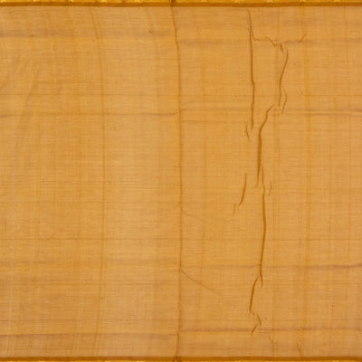 Hot Pink Handloom Silk Cotton Saree With Zari Stripes