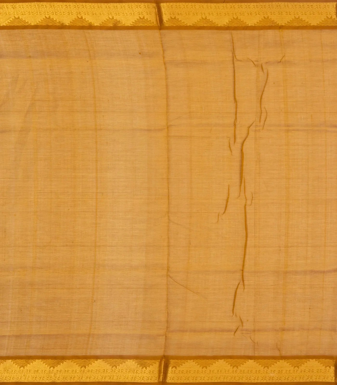 Hot Pink Handloom Silk Cotton Saree With Zari Stripes