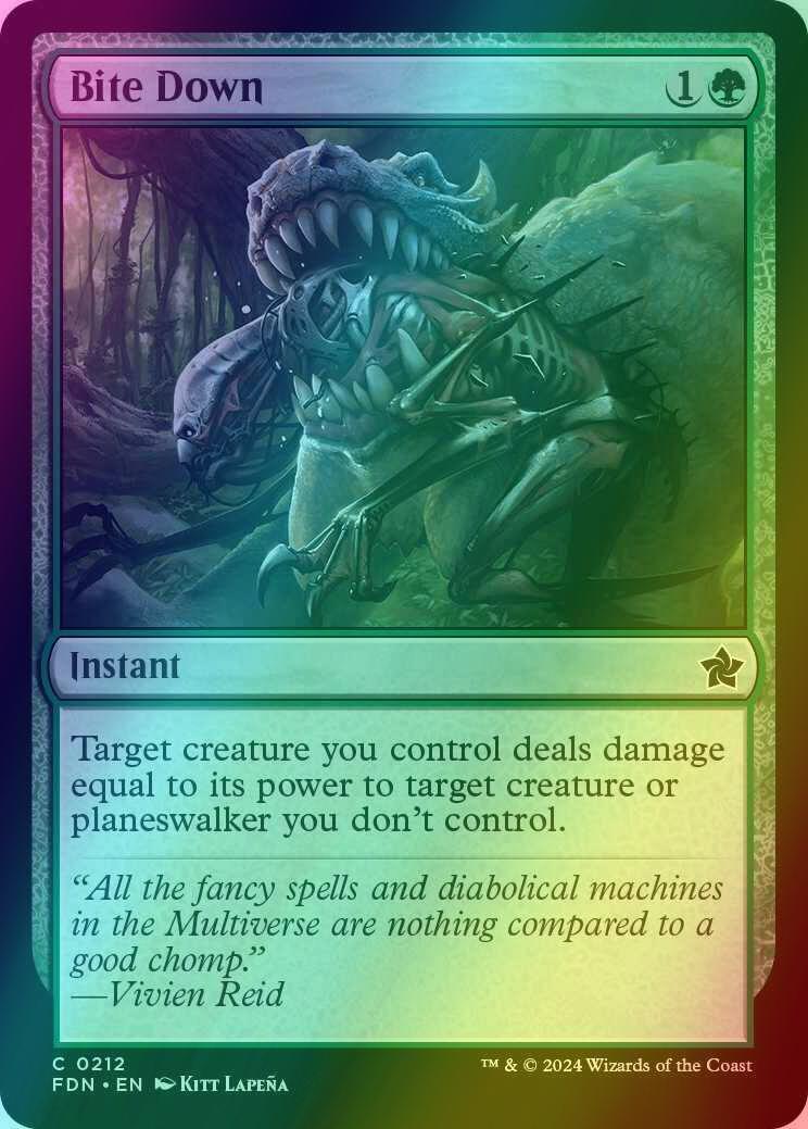 Bite Down [212] [Foundations] [Foil]
