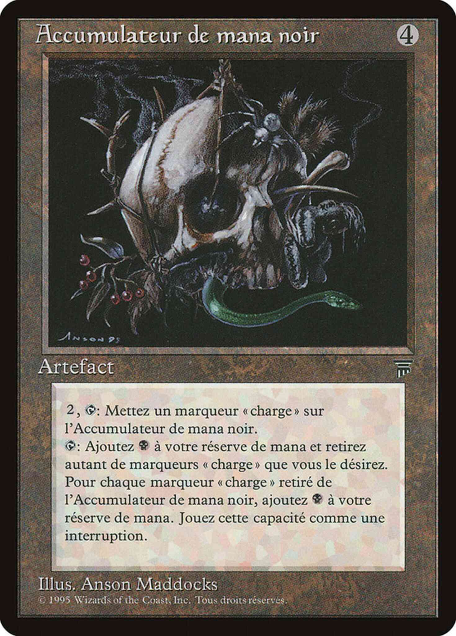 Black Mana Battery - French [108] [Renaissance French] [Non-Foil]