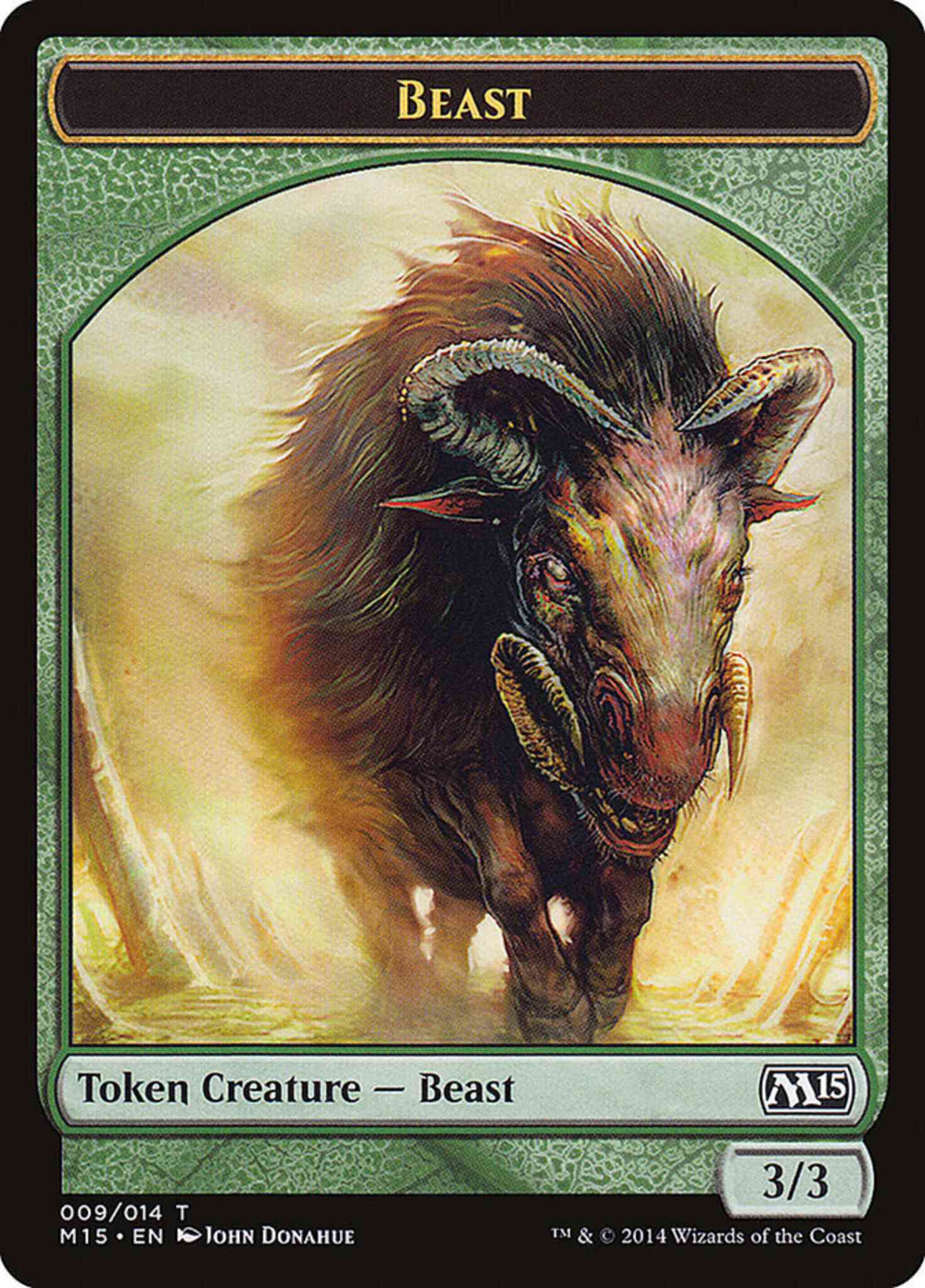 Beast Token [09] [Magic 2015 Tokens] [Non-Foil]