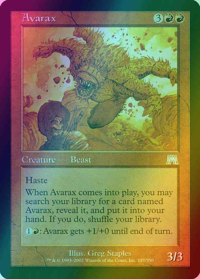 Avarax [187] [Onslaught] [Foil]