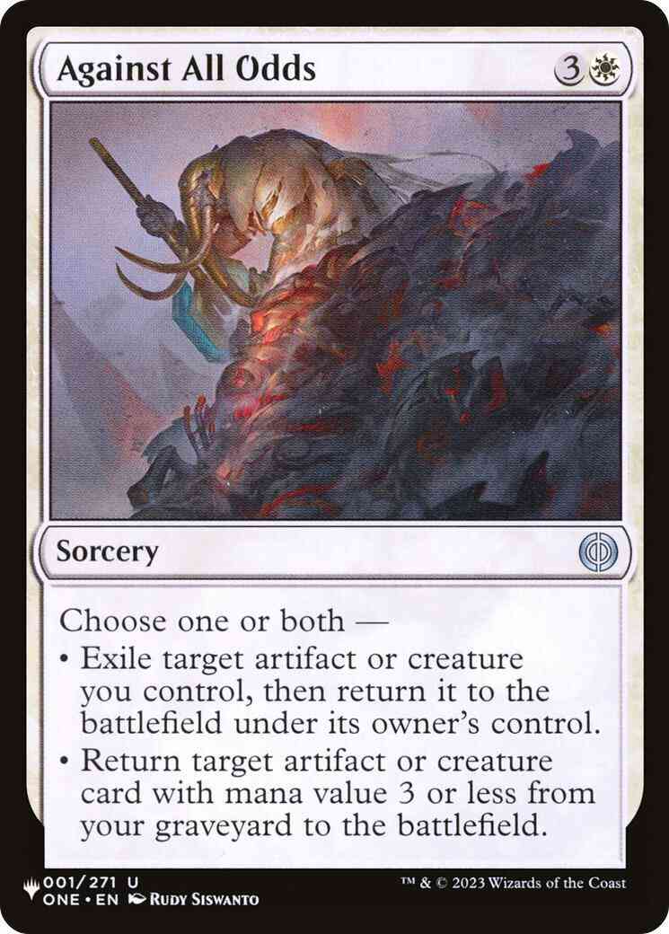 Against All Odds [ONE-1] [The List] [Non-Foil]